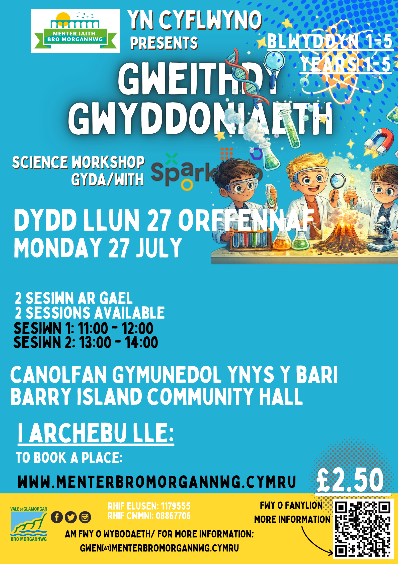 Science Workshop Session 2 13:00-14:00
